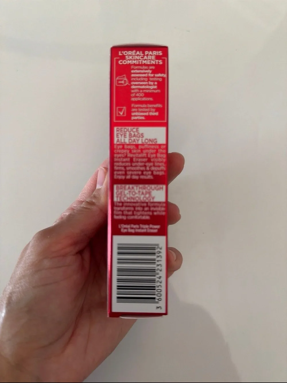 L’oreal Revitalift Triple Power Eye Bag Instant Eraser - Red